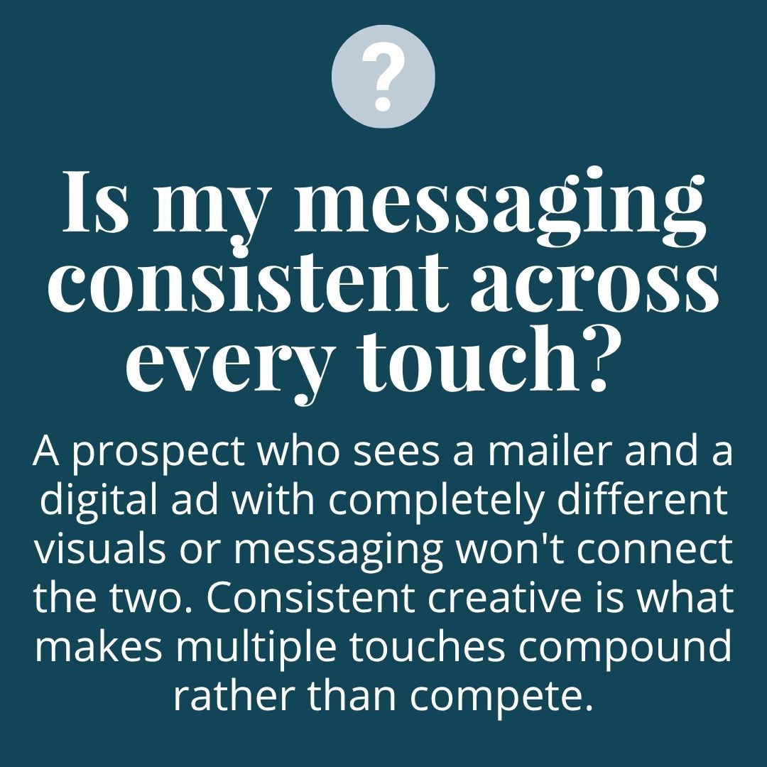 Is my messaging consistent across every touch?